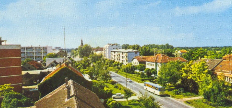 Pogleda sa vatrogasnog tornja , Stara Pazova, 1978.godine