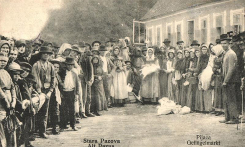 Pijaca, Stara Pazova, prva polovina 20.veka