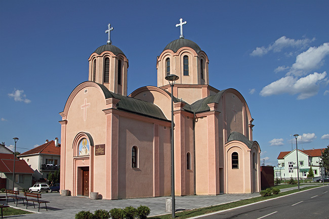 Die Kirche des Heiligen Vasilije – Novi Banovci